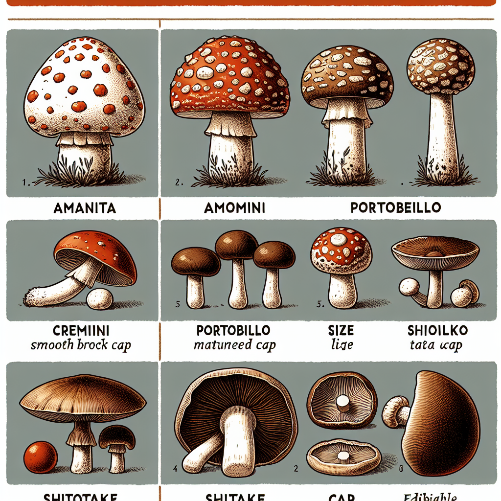 Kanie a muchomory – jak je odróżnić?