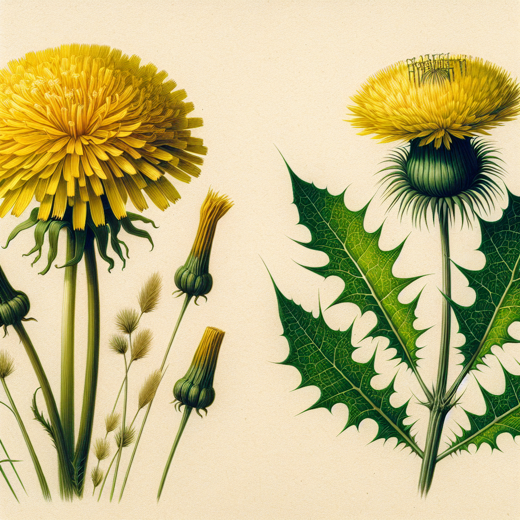 Mniszek lekarski a mlecz – jak je rozróżnić?