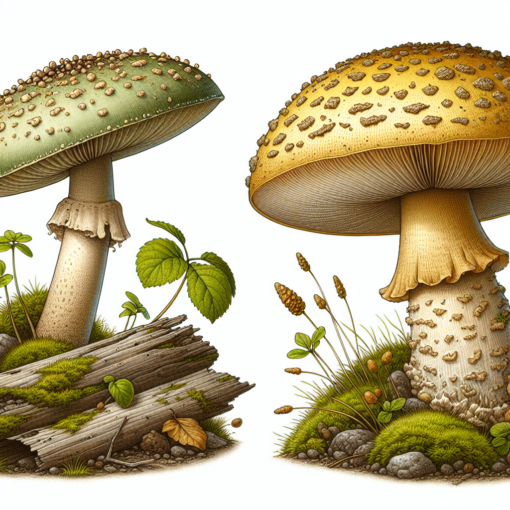 Muchomor sromotnikowy a kania – jak je odróżnić?