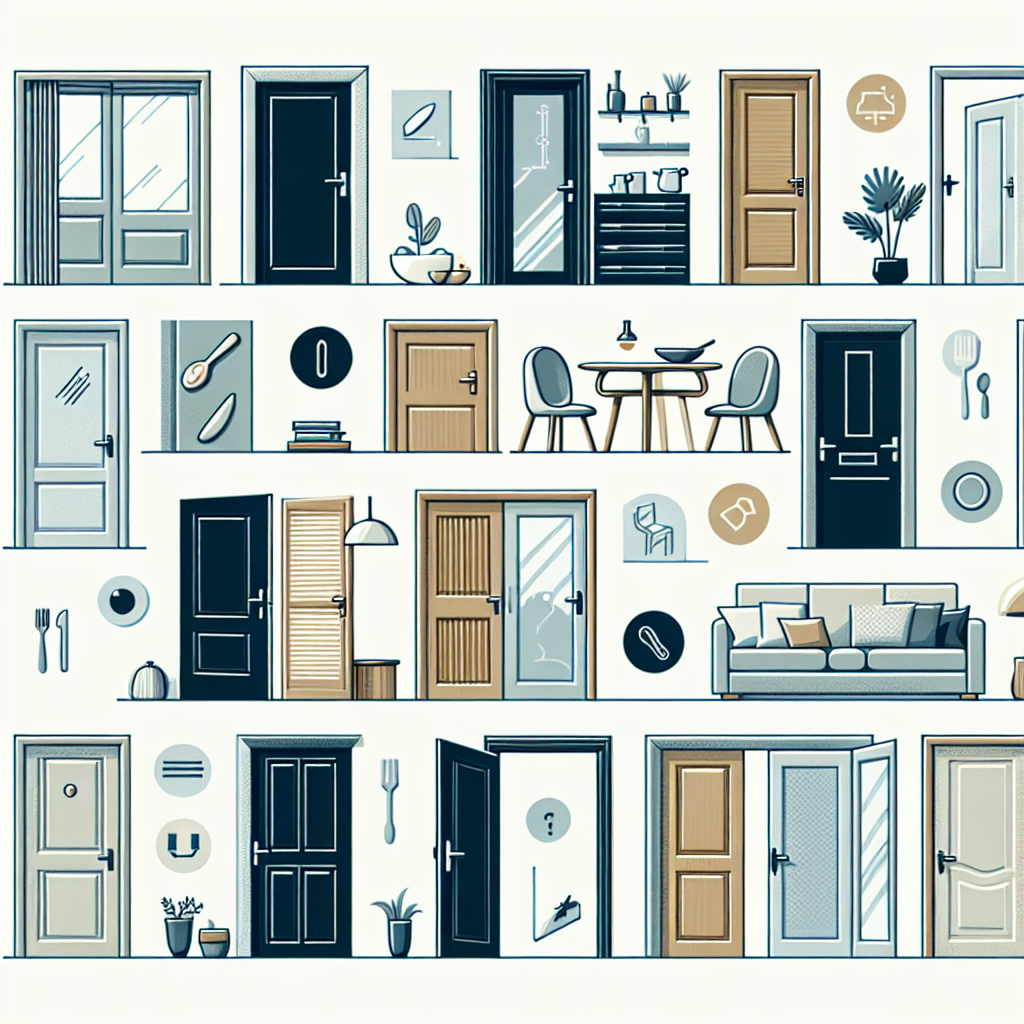 Drzwi wewnętrzne: przegląd stylów i funkcji dla mieszkań i domów