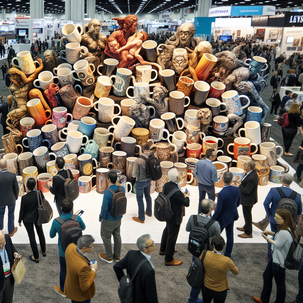 5 pomysłów na kreatywne wykorzystanie kubków z logo podczas targów i konferencji