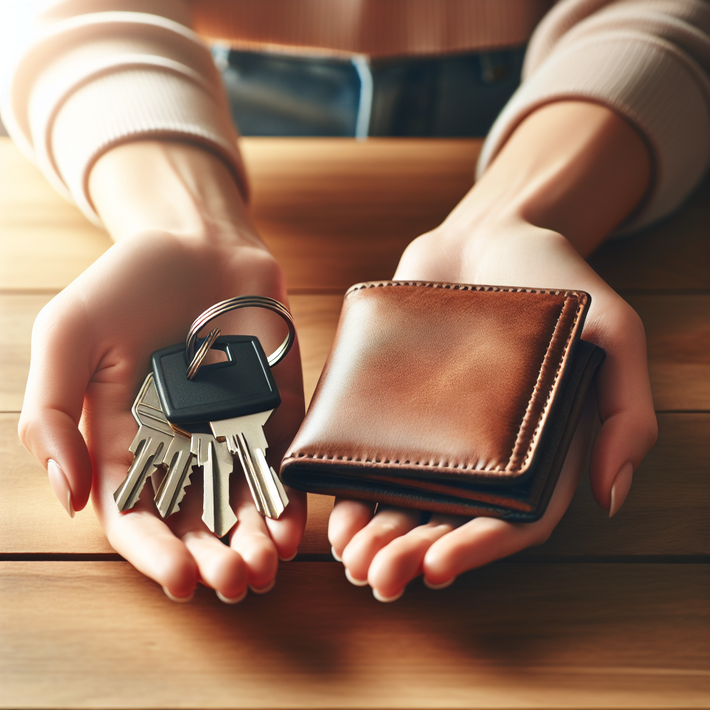 Trzyma klucze, portfel… i uwagę Twoich klientów