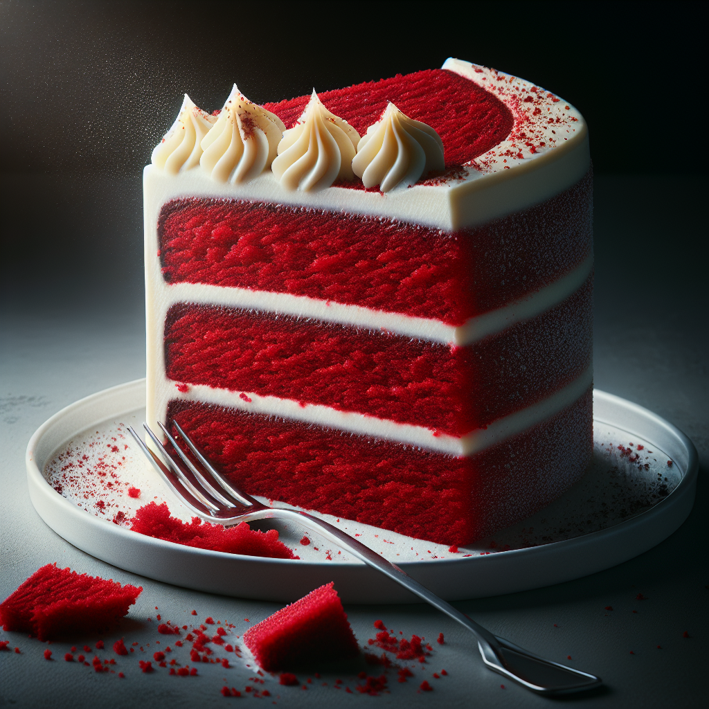 Red velvet cake – przepis na efektowne, czerwone ciasto