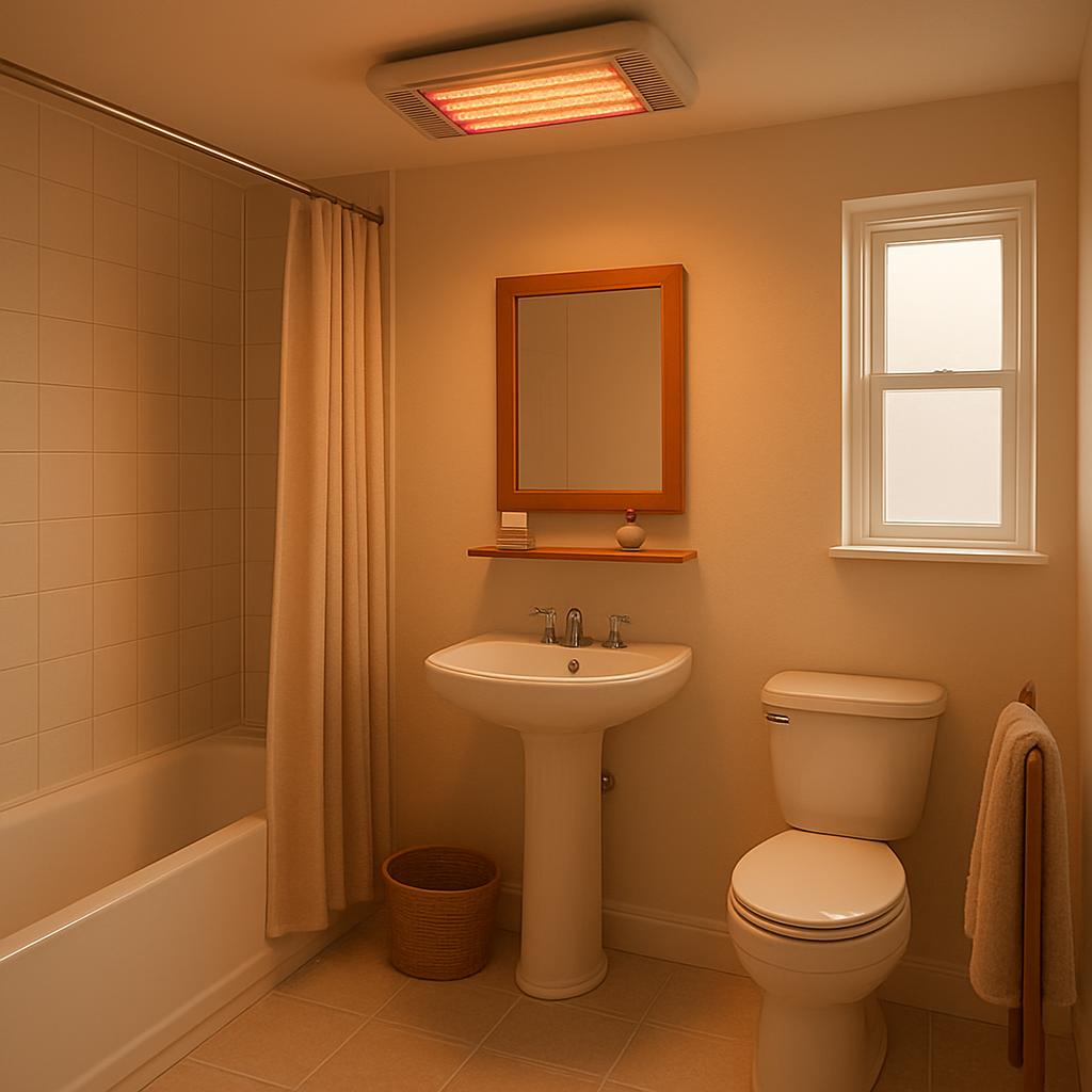 Ciepła łazienka bez wilgoci – zalety promienników podczerwieni