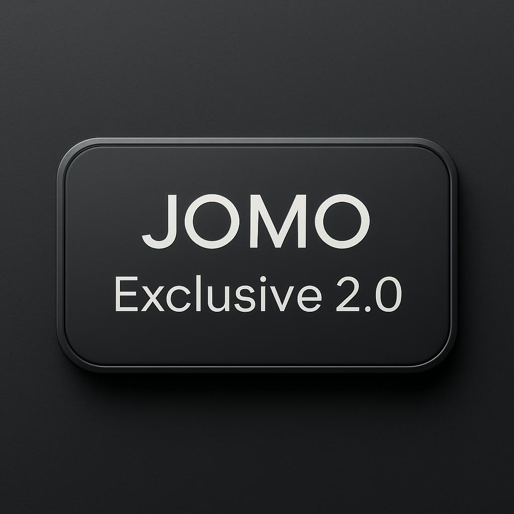 Czym wyróżnia się przycisk JOMO Exclusive 2.0 pod względem designu i funkcji?